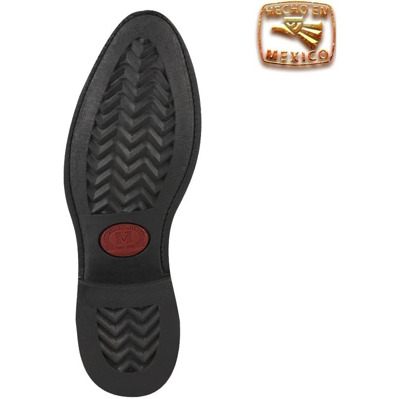Botines Charros de Piel con Suela de Hule OM-5645405 - Original Michel