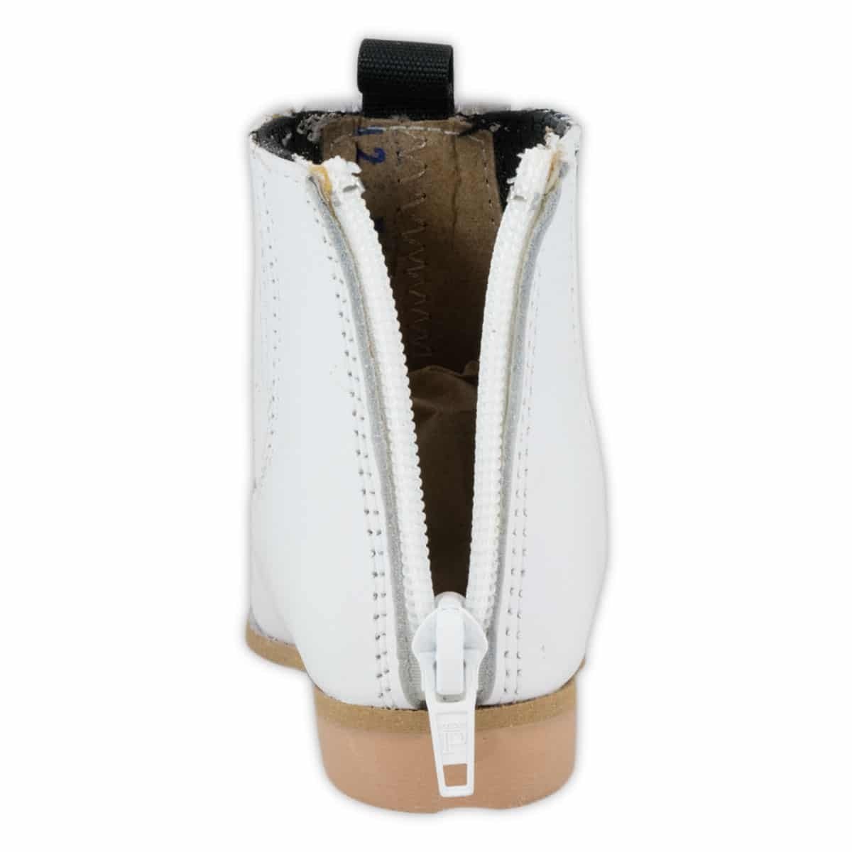 Botines Charros para Bebe de Cuero Napa Original Color Blanco WD-352 - White Diamonds Boots