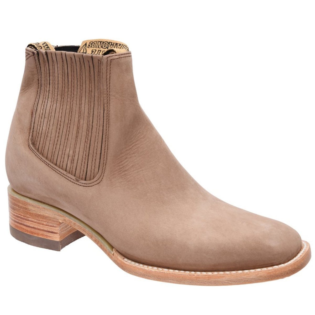 Botines Charros Punta Cuadrada White Diamonds WD-740 - White Diamonds Boots