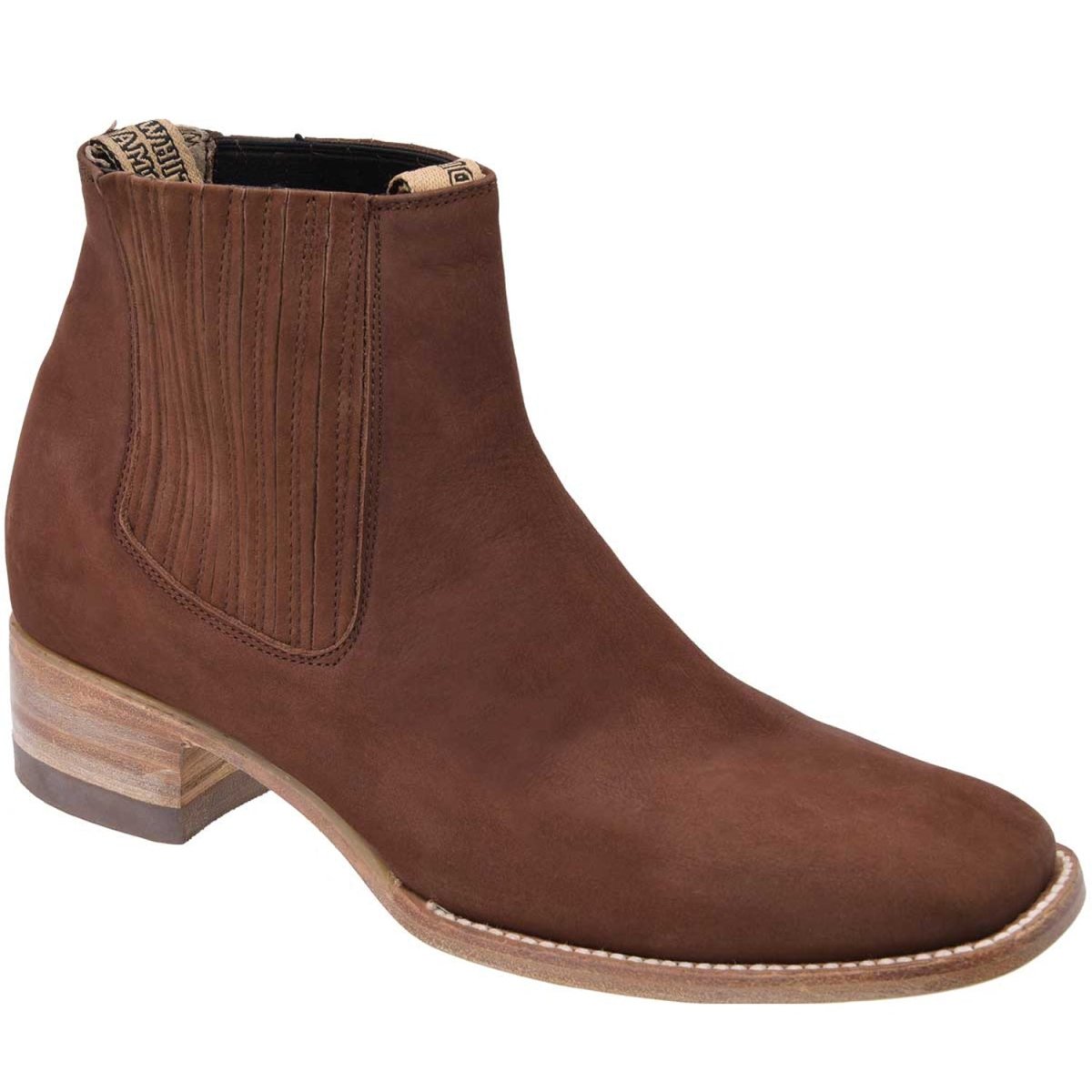 Botines Charros Punta Cuadrada White Diamonds WD-741 - White Diamonds Boots