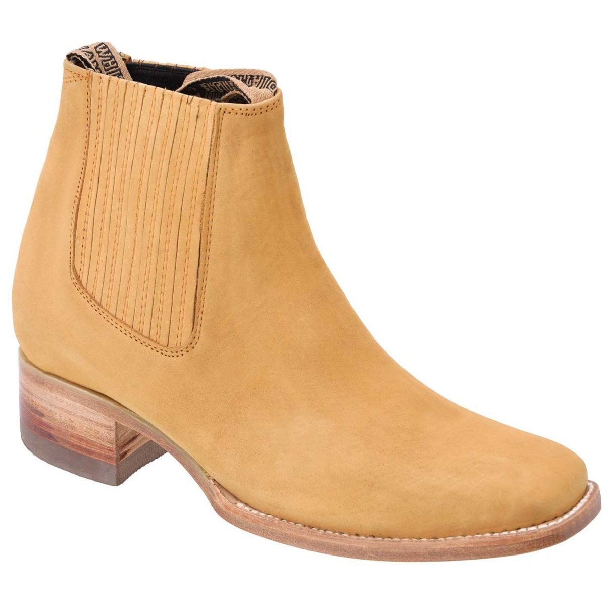 Botines Charros Punta Cuadrada White Diamonds WD-742 - White Diamonds Boots