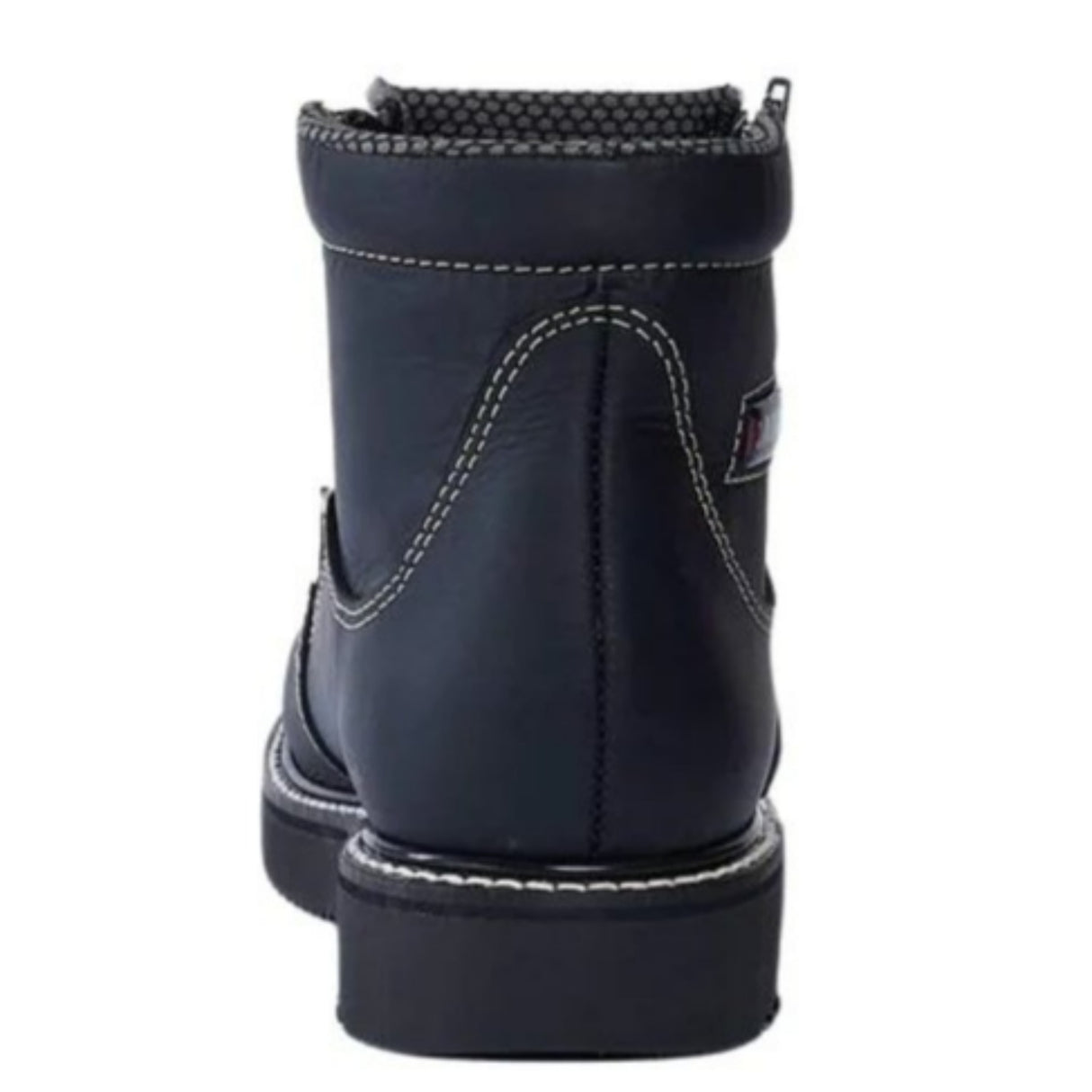 Botines de Trabajo Hammer con Doble Zipper Color Negro - Joe Boots