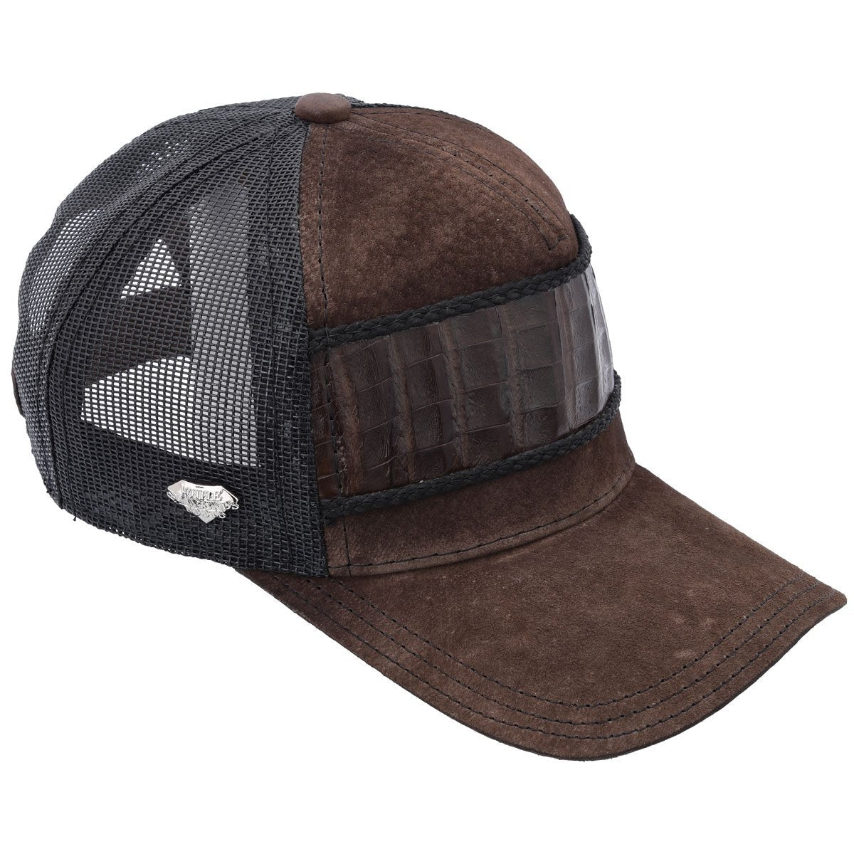 Cachucha Caimán Café con Gamuza WD-1540 - White Diamonds