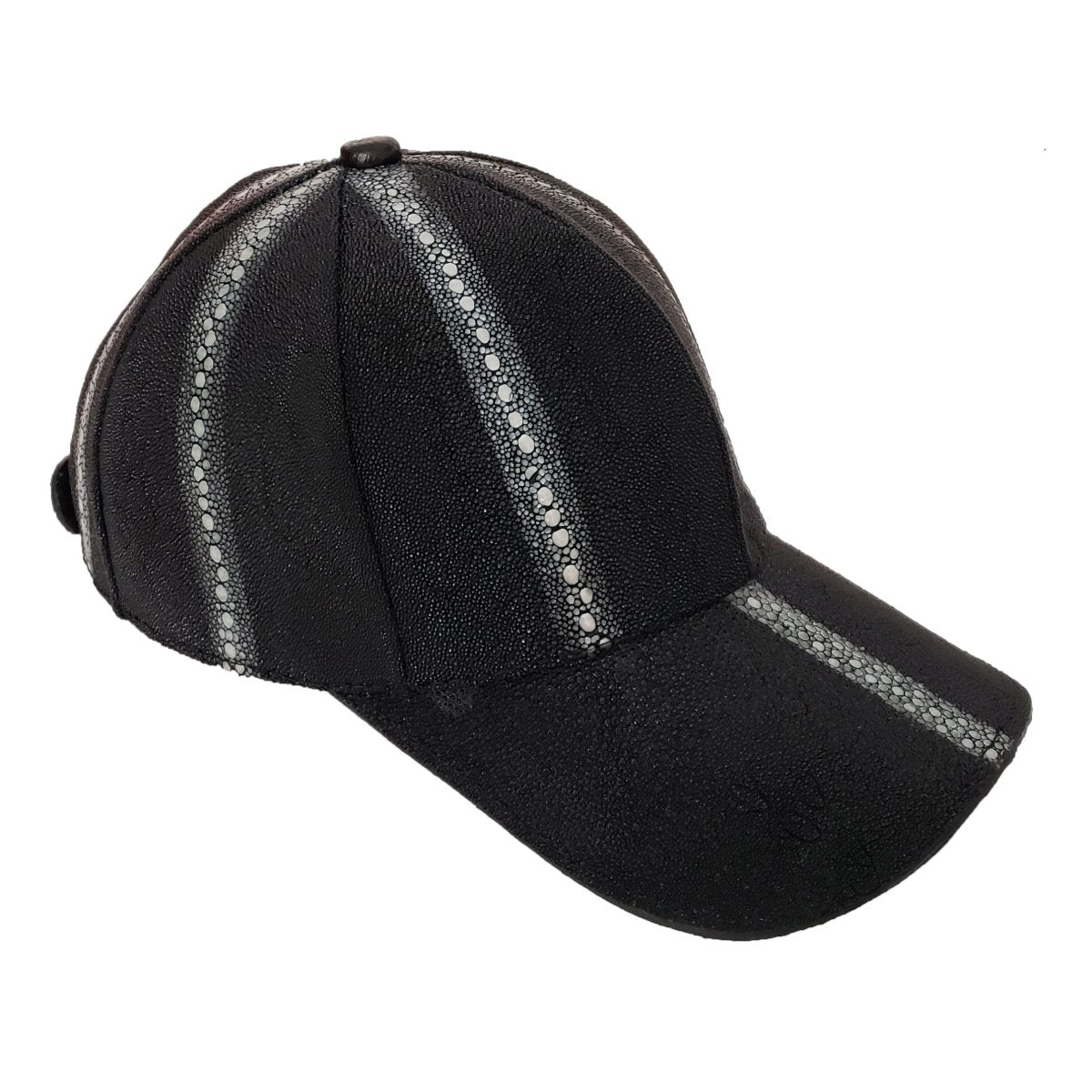 Cachucha Piel Mantarraya Completa Negro WD-9999 - White Diamonds