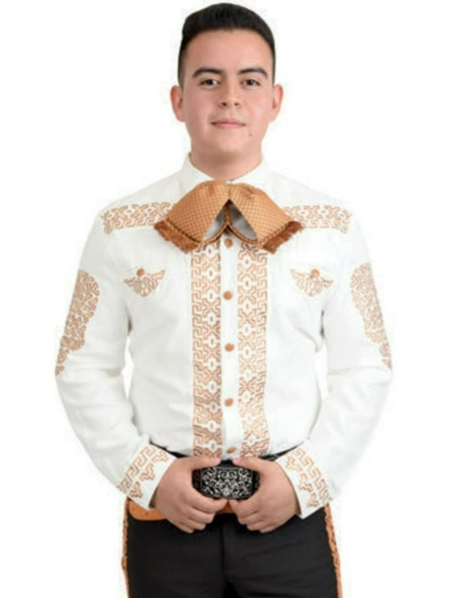 Camisa Charra Fina Gamuza White Diamonds WD-916 - White Diamonds