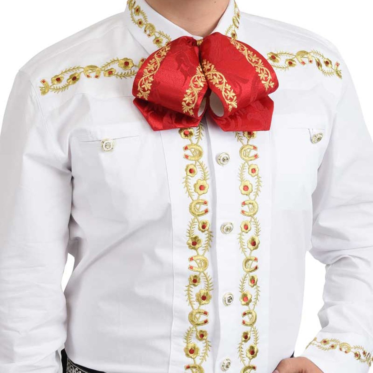 Camisa Charra Tradicional White Diamonds WD-819 - White Diamonds