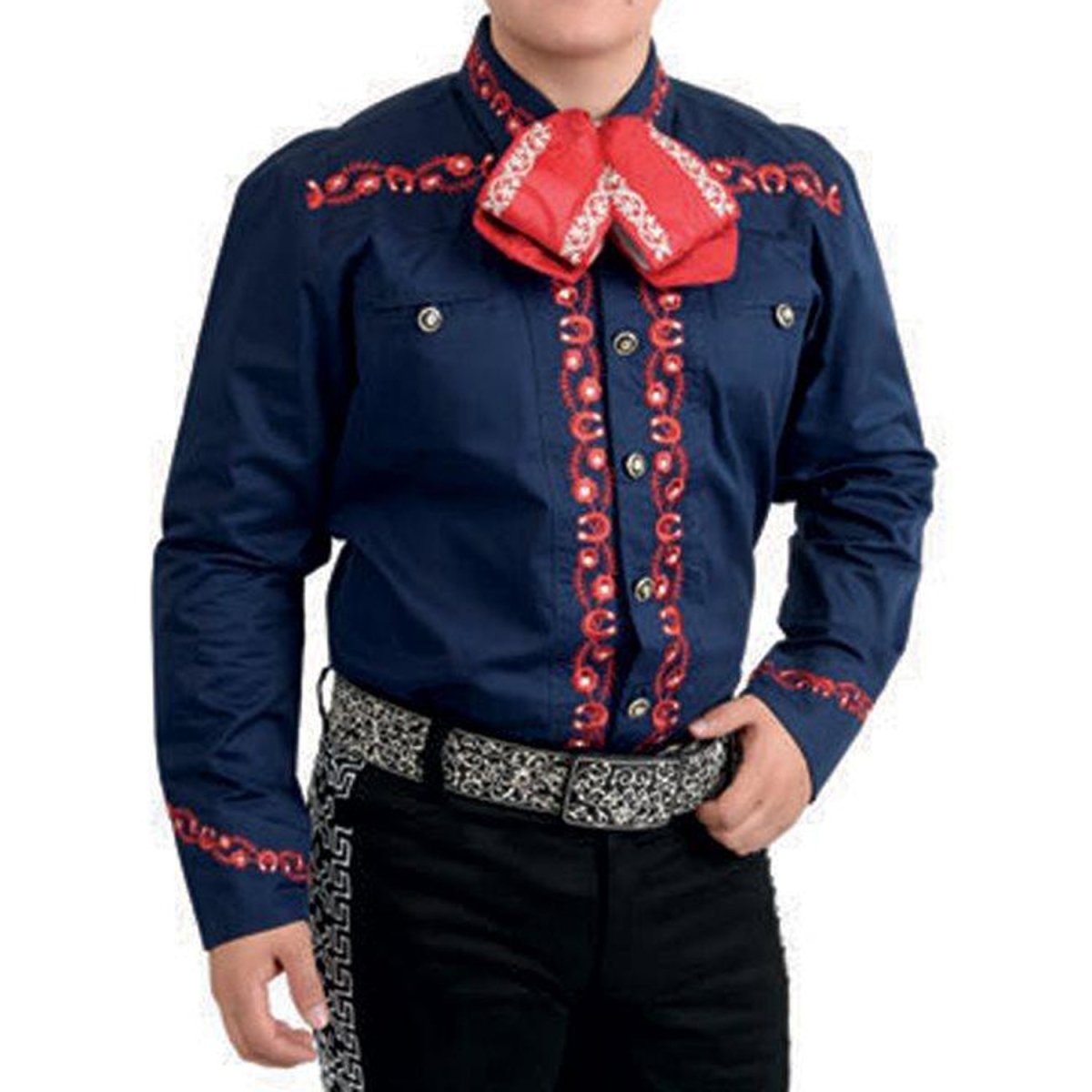 Camisa Charra Tradicional White Diamonds WD-821 - White Diamonds