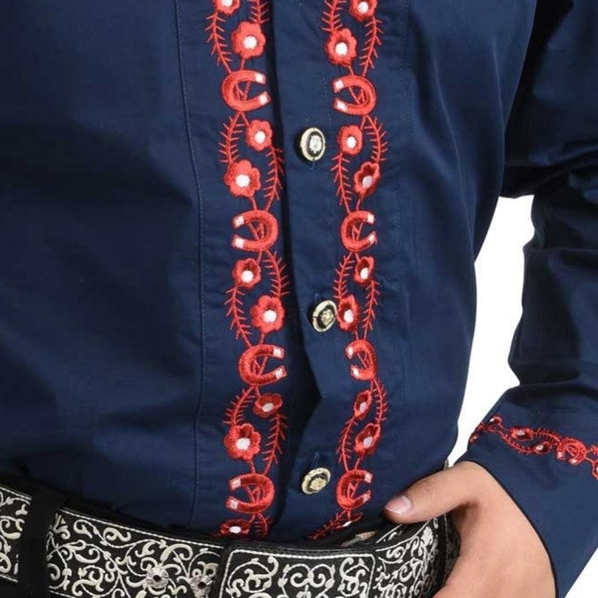 Camisa Charra Tradicional White Diamonds WD-821 - White Diamonds