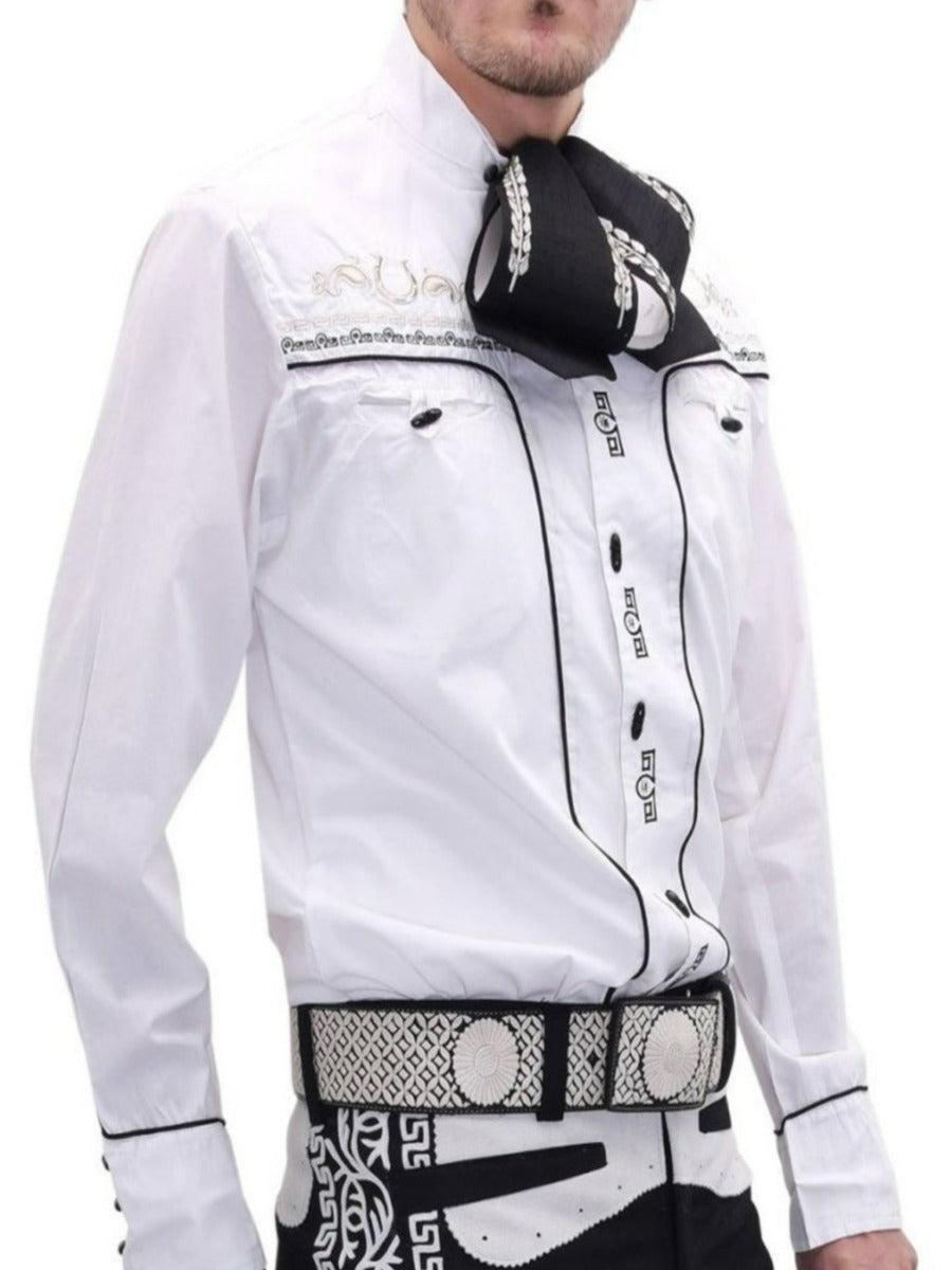 Camisa Charra Tradicional White Diamonds WD-836 - White Diamonds