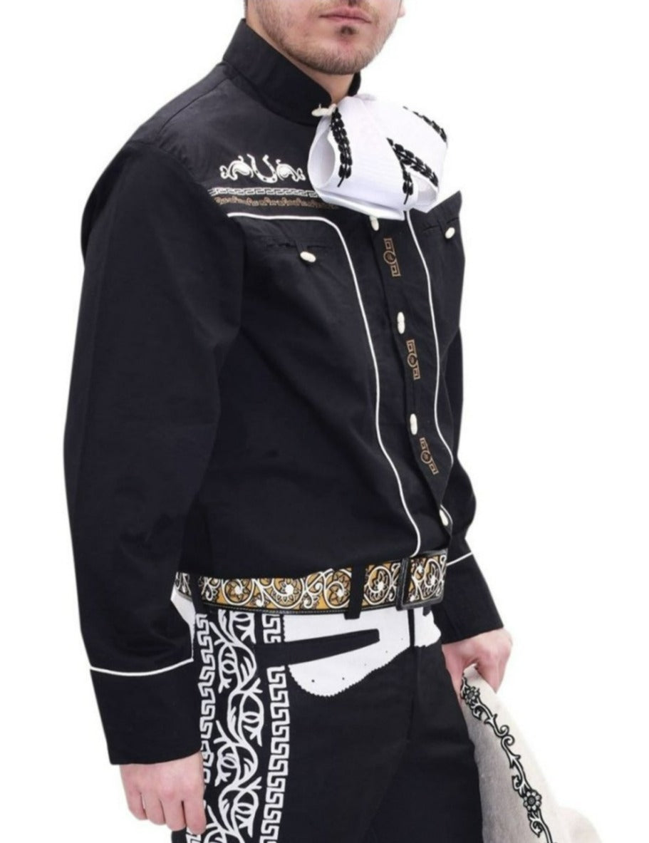 Camisa Charra Tradicional White Diamonds WD-837 - White Diamonds