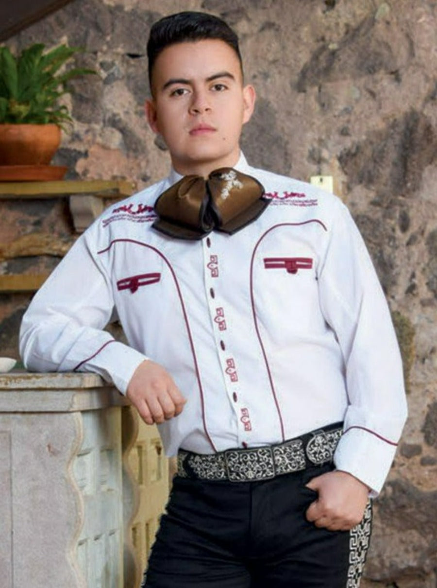 Camisa Charra Tradicional White Diamonds WD-871 - White Diamonds