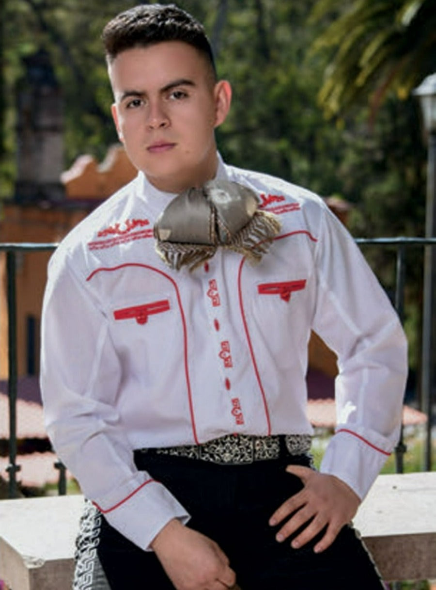 Camisa Charra Tradicional White Diamonds WD-879 - White Diamonds