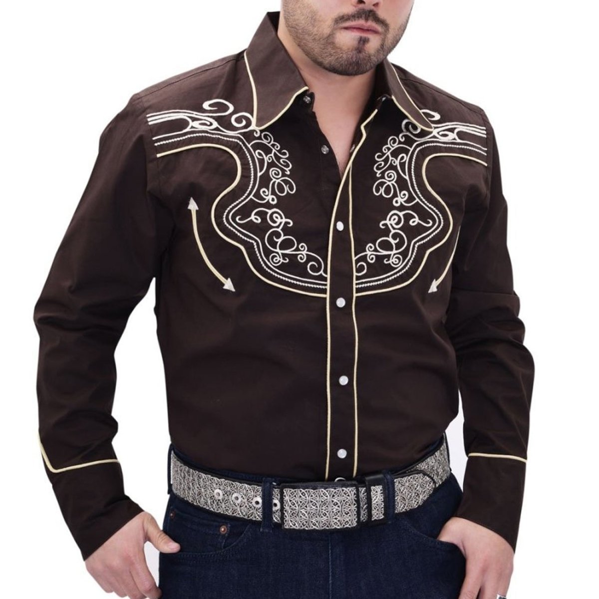 Camisa Vaquera White Diamonds WD-912 - White Diamonds