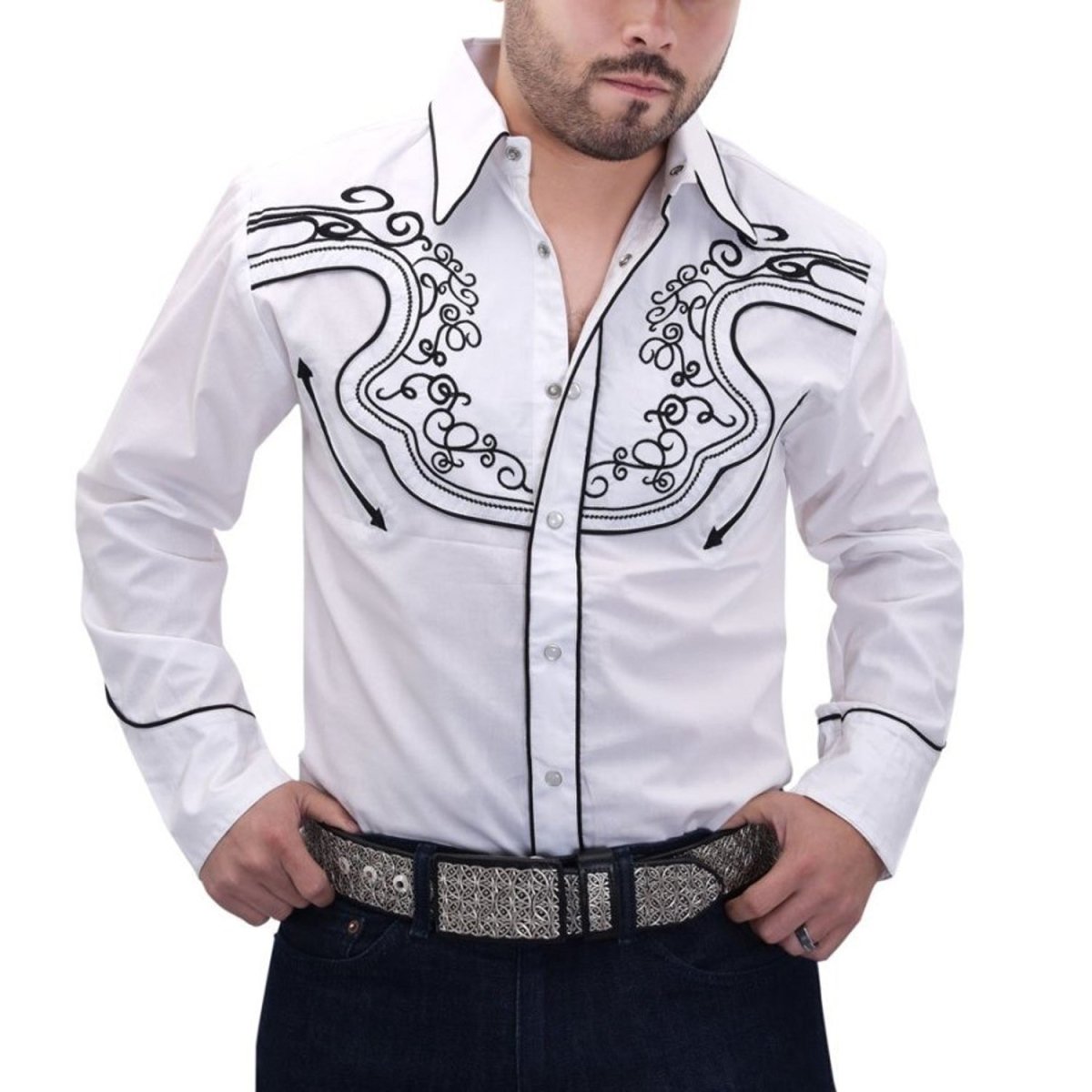 Camisa Vaquera White Diamonds WD-913 - White Diamonds