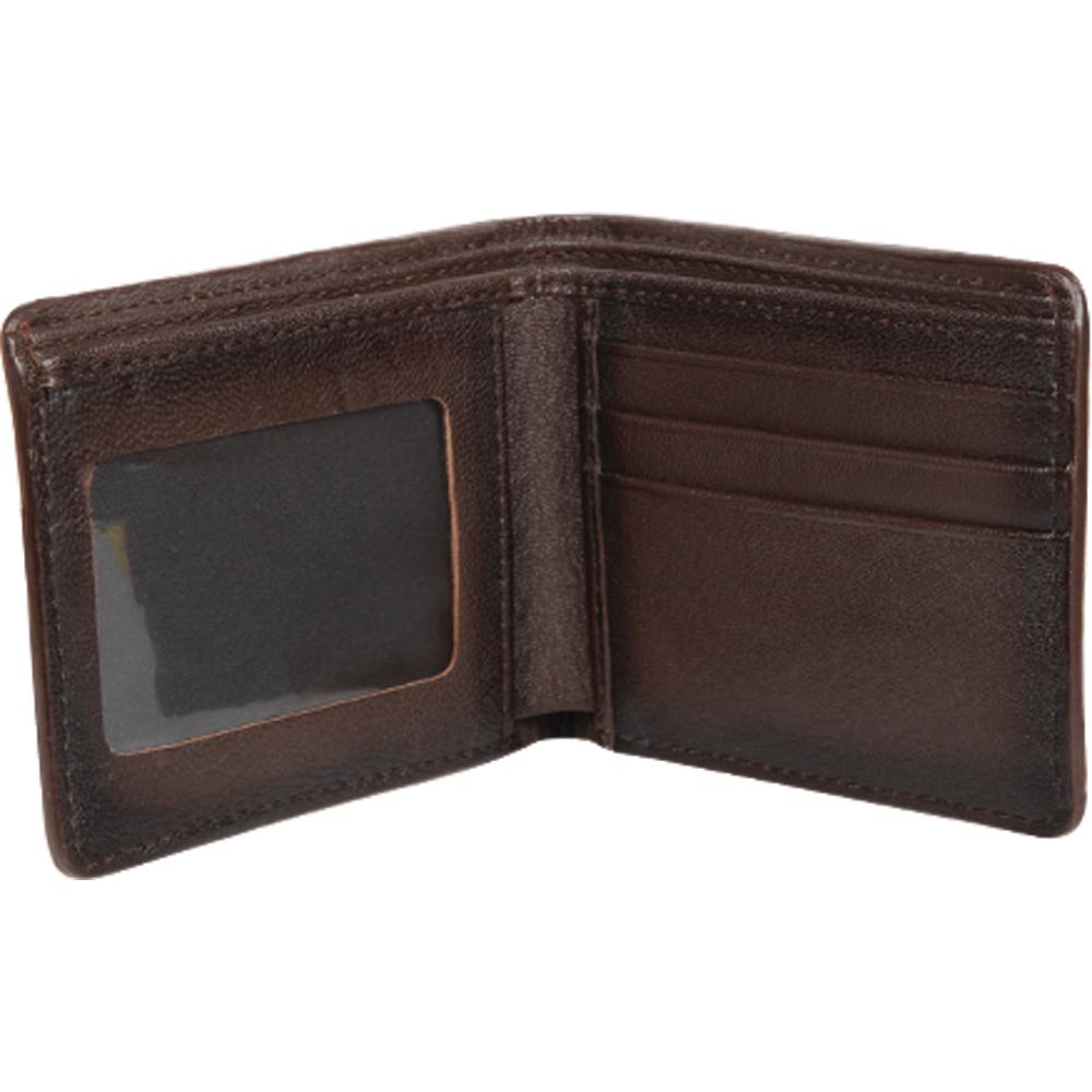 Genuine Leather and Caiman Skin Wallet, Black Color - Los Altos Boots