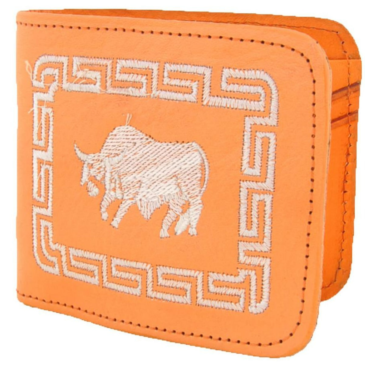 Cartera Cuero Bordada IMP-41655 - Caballo Bronco