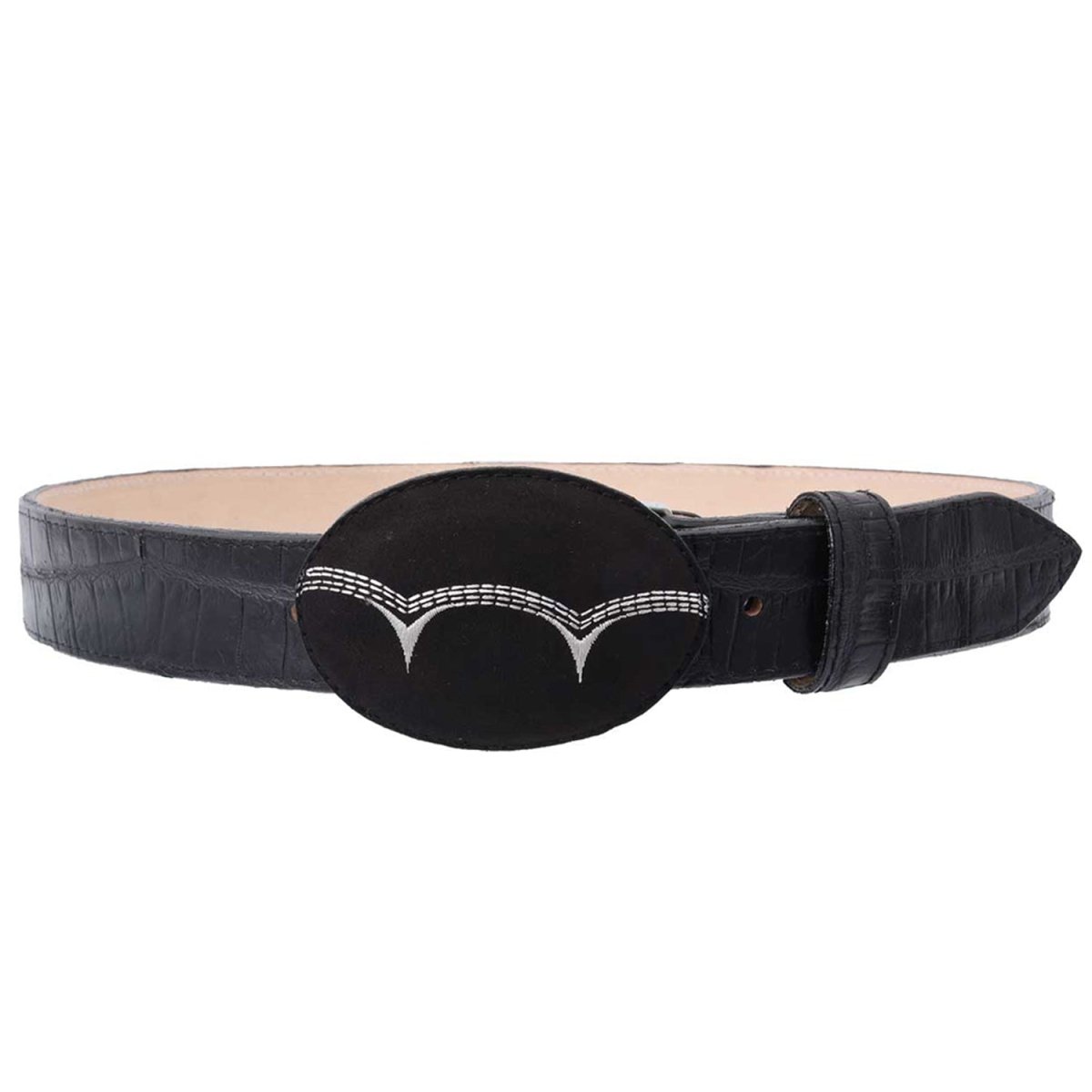 Cinto Coco Panza Negro WD-1558 - White Diamonds Boots