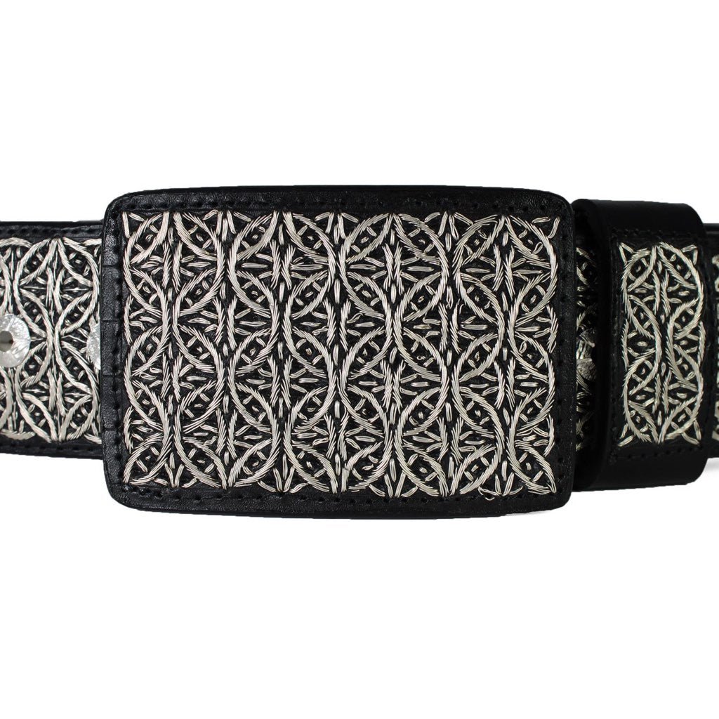 Cinto de Hilo de Plata Fino Original para Hombre Mil Aros - White Diamonds Boots