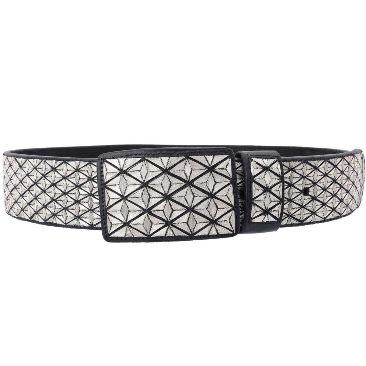 Cinto de Hilo de Plata Fino Original para Hombre WD-1664 - White Diamonds Boots