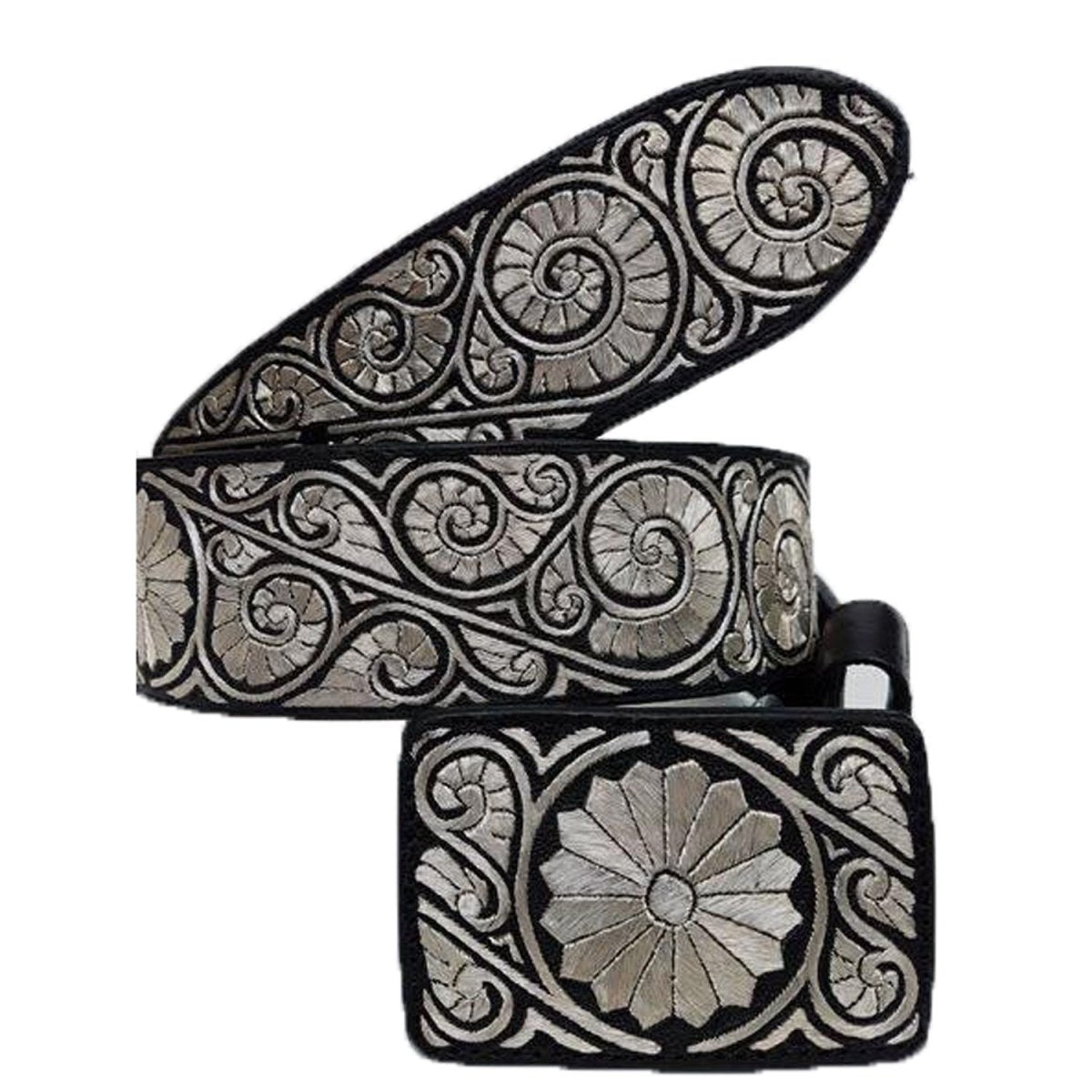 Cinto de Hilo de Plata Fino Original para Hombre WD-1901 - White Diamonds Boots