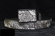 Cinto de Hilo de Plata Fino Original para Hombre WD-1907 - Caballo Bronco