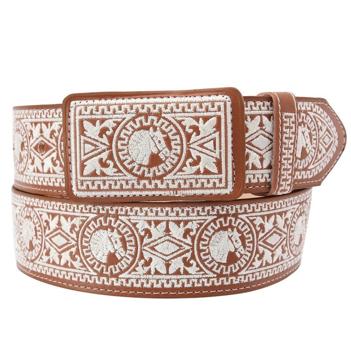 Cinto Vaquero Bordado Ancho imp-13173 - Impormexico