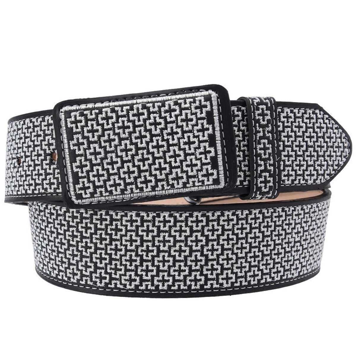 Cinto Vaquero Bordado Ancho imp-13184 - Impormexico