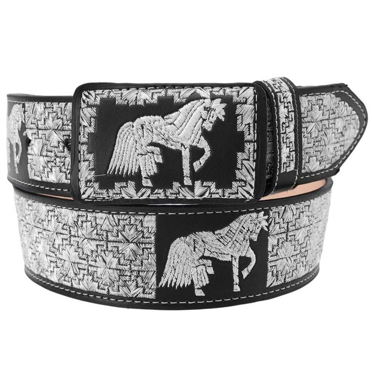 Cinto Vaquero Bordado Ancho imp-13193 - Impormexico