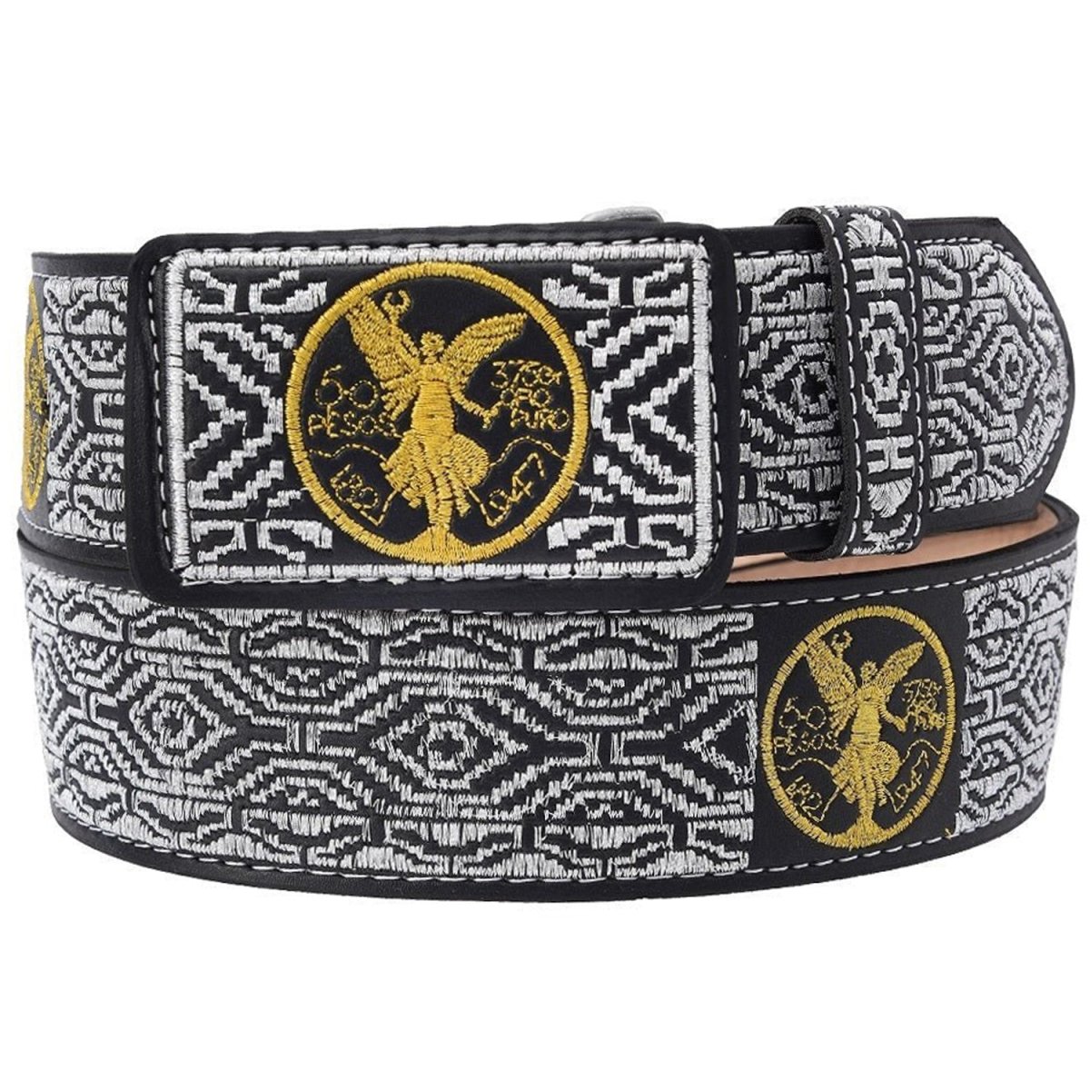 Cinto Vaquero Bordado Ancho imp-13194 - Impormexico