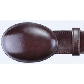 Genuine Leather Cowboy Belt Brown Color - Los Altos Boots - Front View