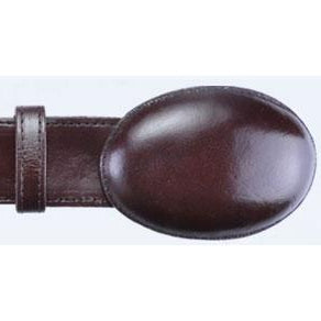 Genuine Leather Cowboy Belt Brown Color - Los Altos Boots - Front View