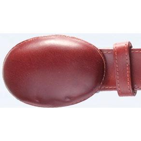 Genuine Leather Cowboy Belt Cognac Color - Los Altos Boots - Front View