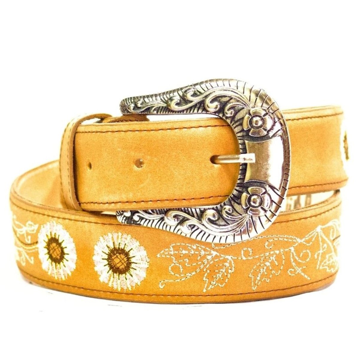 Cinto Vaquero para Mujer de Cuero Crazy Original Color Miel ROD-425HON - Rodeo Imports