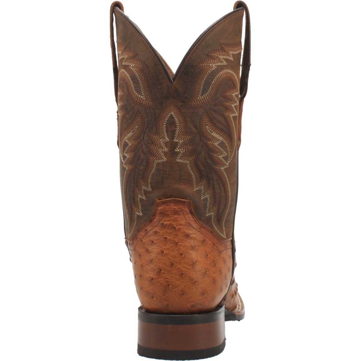 Dan Post Men's Alamosa Full Quill Ostrich Square Toe Boots - Bay Apache - Dan Post Boots