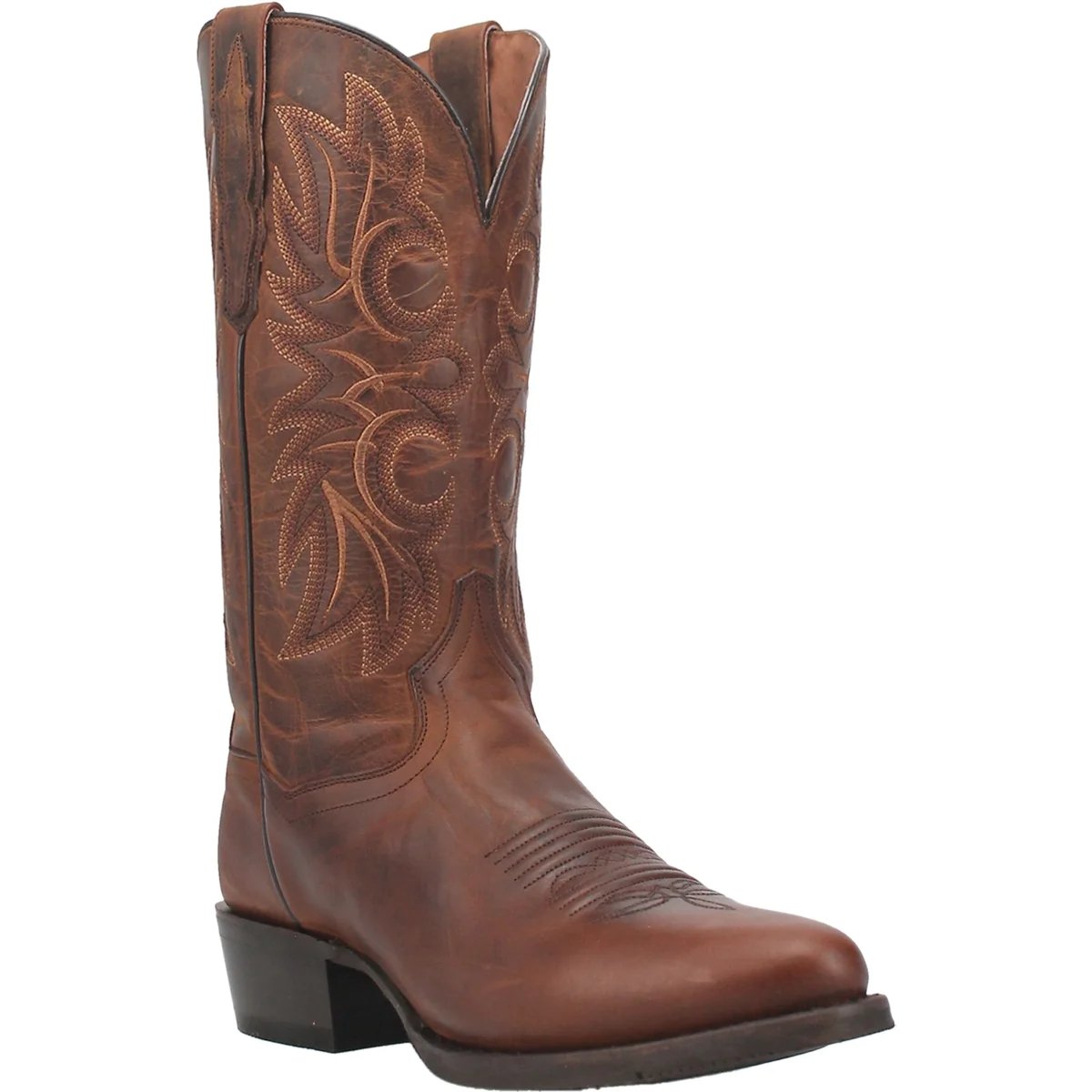 Dan Post Men's Cottonwood Genuine Leather Round Toe Boots - Rust - Dan Post Boots