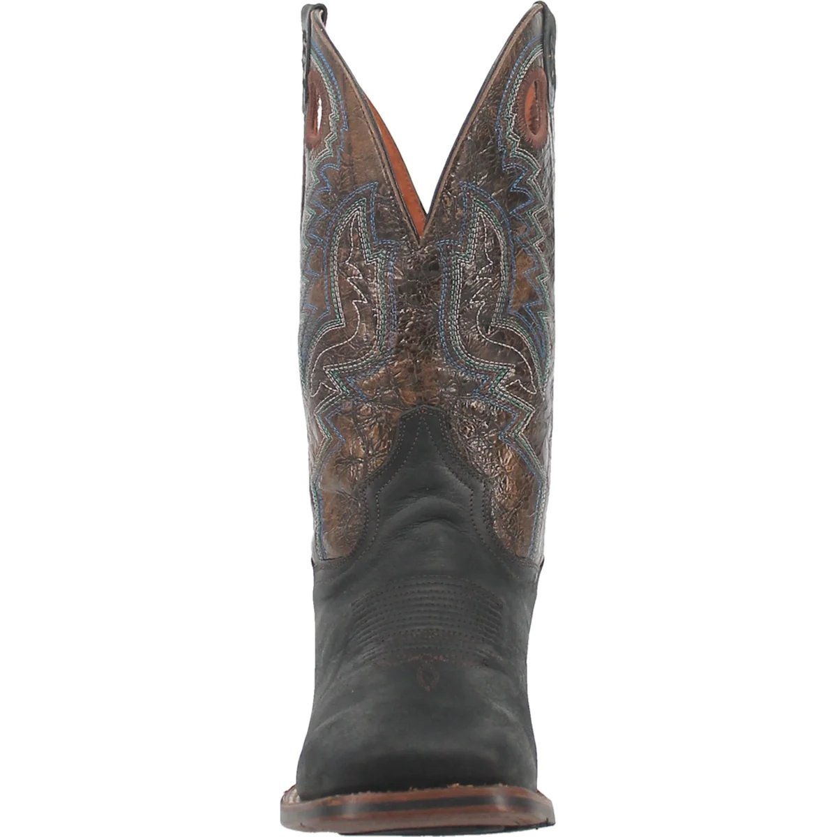 Dan Post Men's Deuce Genuine Leather Square Toe Boots - Black - Dan Post Boots