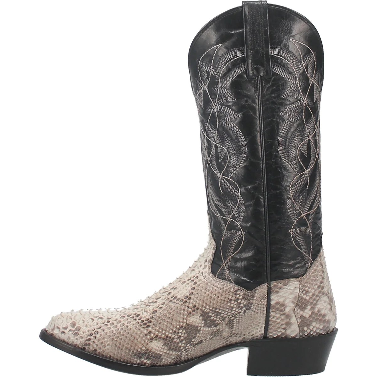 Dan Post Men's Manning Python Snakeskin Round Toe Boots - Natural - Dan Post Boots