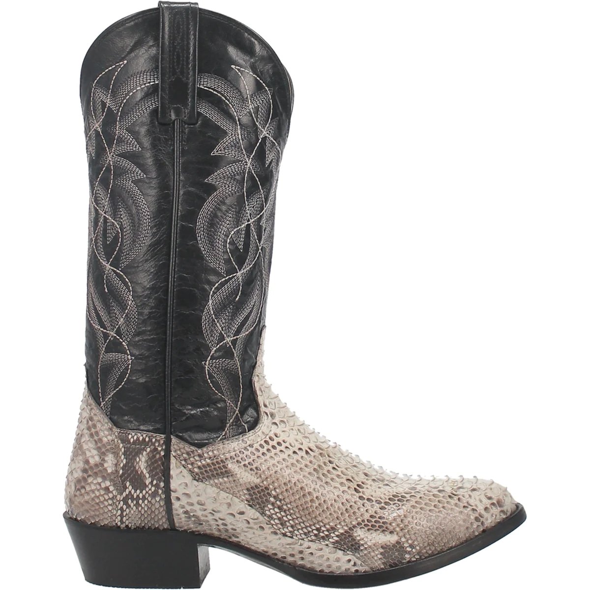 Dan Post Men's Manning Python Snakeskin Round Toe Boots - Natural - Dan Post Boots
