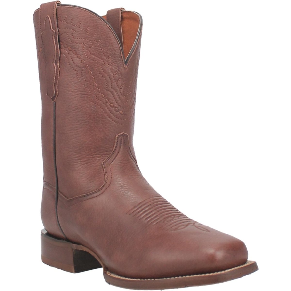 Dan Post Boldon Men’s Cognac Square Toe Leather Boot