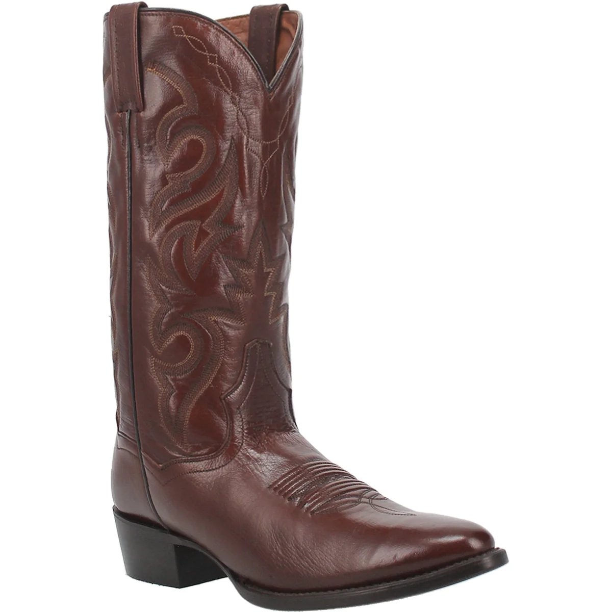 Dan Post Men's Milwaukee Leather Round Toe Boots - Antiquetan Brown - Dan Post Boots