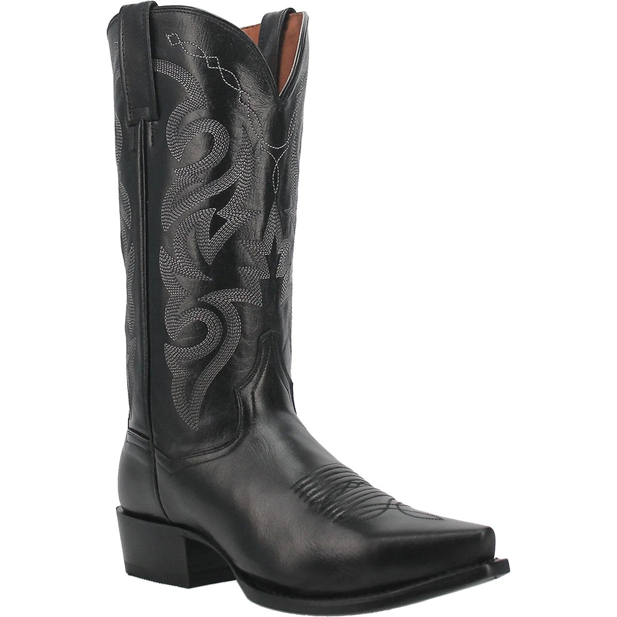 Dan Post Men's Milwaukee Leather Snip Toe Boots - Black - Dan Post Boots