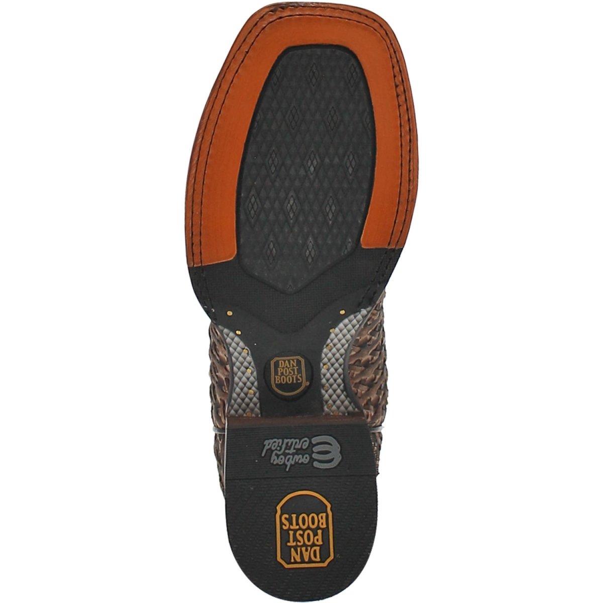 Dan Post Men's Stanley Leather Square Toe Boots - Tan - Dan Post Boots