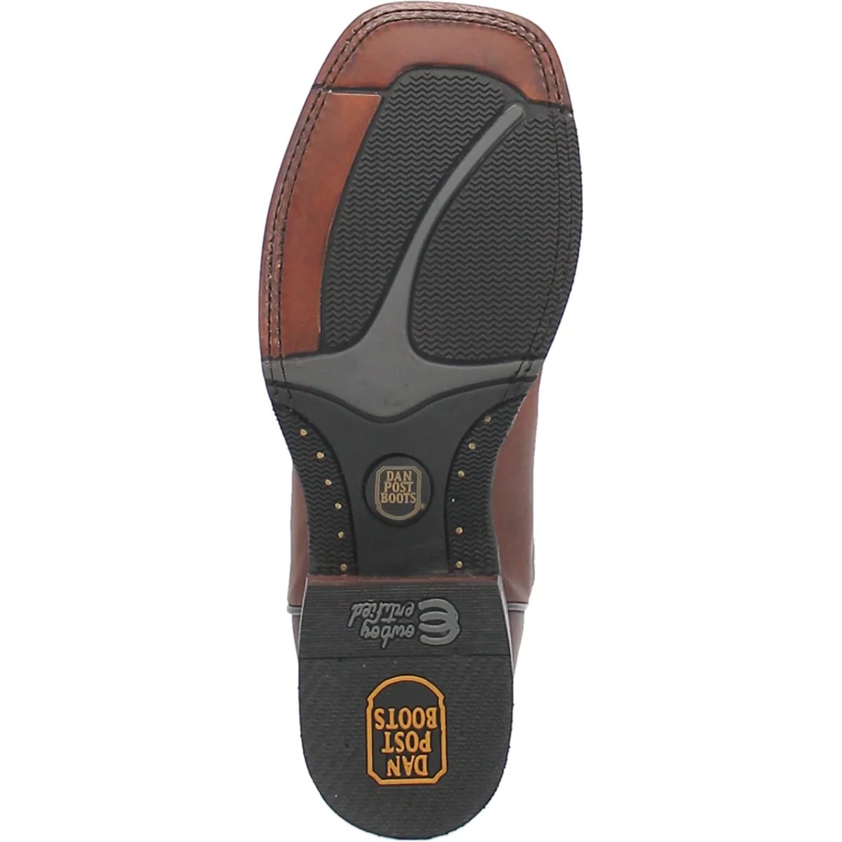 Dan Post Men's Winslow Genuine Leather Square Toe Boots - Brown - Dan Post Boots