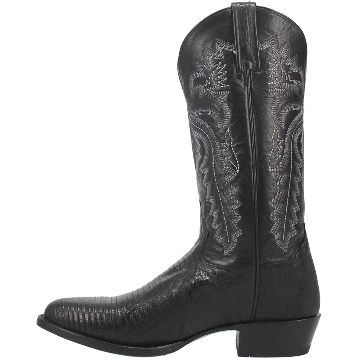 Dan Post Men's Winston Genuine Lizard Round Toe Boots - Black - Dan Post Boots