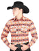 El General Men's Long Sleeve Dress Shirt - Orange GEN-44314 - El General