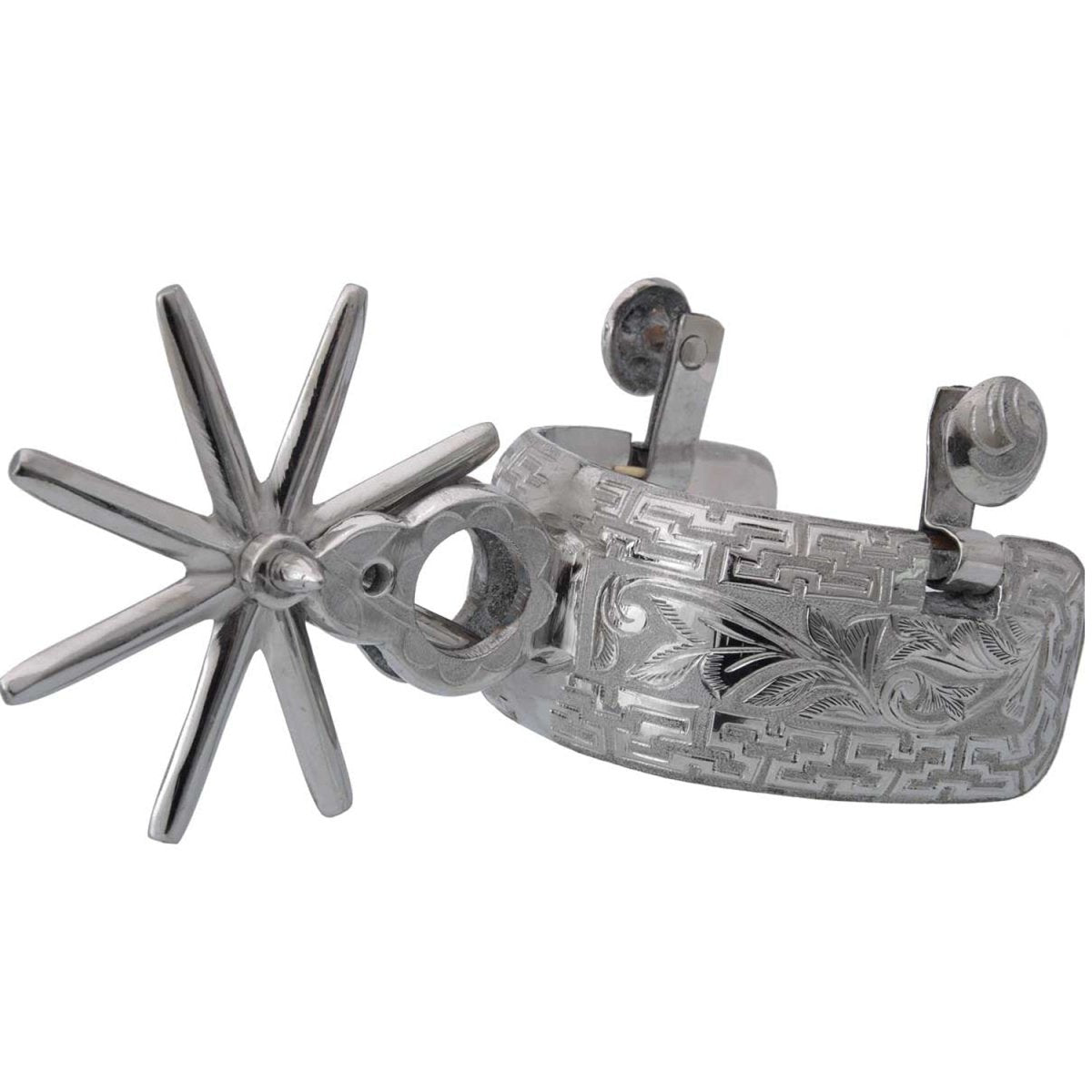 Espuelas Anchas de Acero Inoxidable WD-1228 - White Diamonds Boots