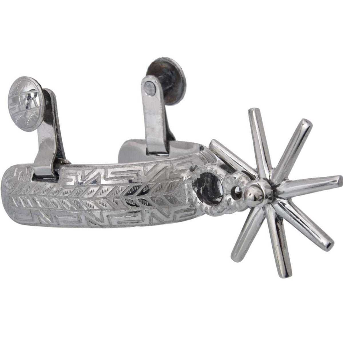 Espuelas Charras de Acero Inoxidable WD-1223 - White Diamonds Boots