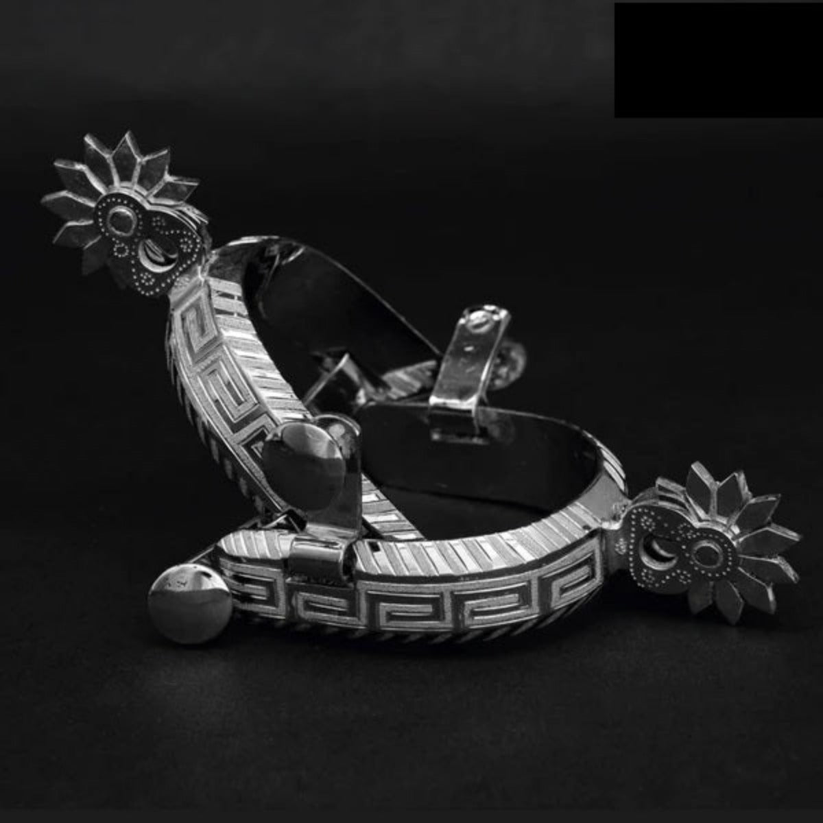 Espuelas Finas Charras de Acero con Rodaja de 1.25" IMP-53527 - ImporMexico