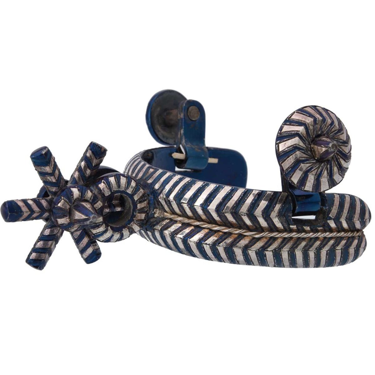 Espuelas Mil Rayas de Pavon Azul WD-1213 - White Diamonds Boots