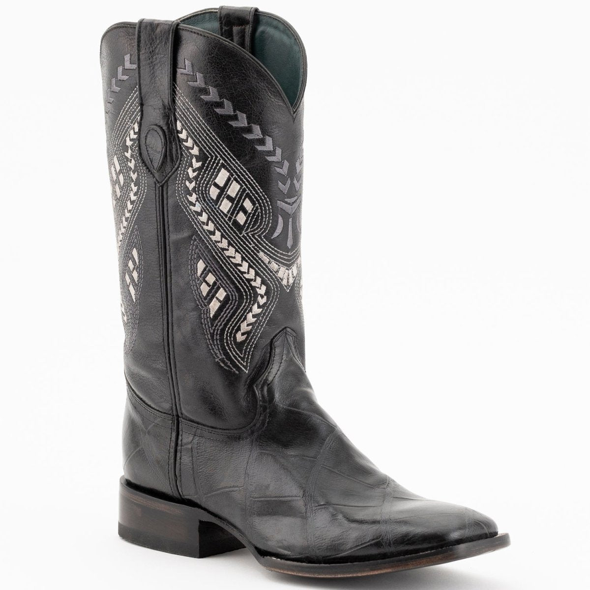 Ferrini Jesse Men's Print Alligator Boots Handcrafted Black - Ferrini Boots